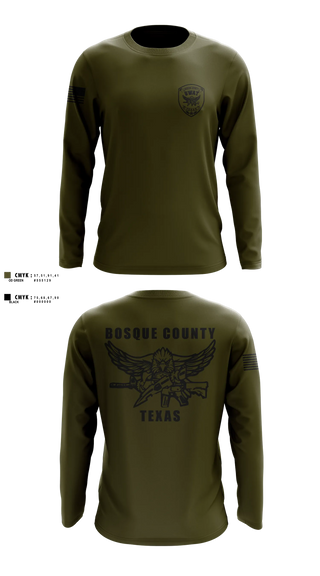 Long Sleeve Performance Shirt, BOSQUE REGIONAL SWAT TEAM, Police, Teamtime, Team time, sublimation, custom sports apparel, team uniforms, spirit wear, spiritwear, sports uniforms, custom shirts, team store, custom team store, fundraiser sports, apparel fundraiser