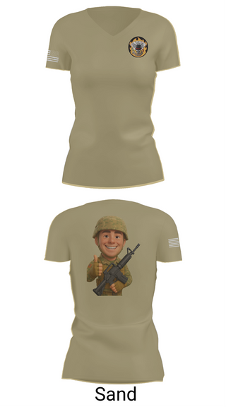 Womens Short Sleeve Vneck Shirt, 2-69 GCo, Army, Teamtime, Team time, sublimation, custom sports apparel, team uniforms, spirit wear, spiritwear, sports uniforms, custom shirts, team store, custom team store, fundraiser sports, apparel fundraiser