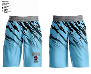 Mens Basketball Shorts, TBirds, Men's Basketball, Teamtime, Team time, sublimation, custom sports apparel, team uniforms, spirit wear, spiritwear, sports uniforms, custom shirts, team store, custom team store, fundraiser sports, apparel fundraiser