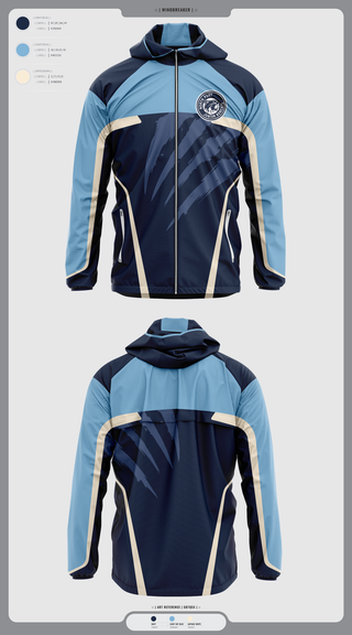 Windbreaker, North Port Jr Bobcats, , Teamtime, Team time, sublimation, custom sports apparel, team uniforms, spirit wear, spiritwear, sports uniforms, custom shirts, team store, custom team store, fundraiser sports, apparel fundraiser