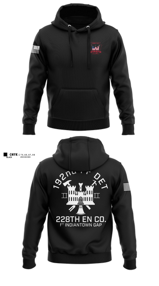 Hoodie, 192nd Firefighter Detachment, National Guard, Teamtime, Team time, sublimation, custom sports apparel, team uniforms, spirit wear, spiritwear, sports uniforms, custom shirts, team store, custom team store, fundraiser sports, apparel fundraiser