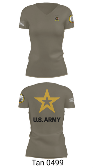 Womens Short Sleeve Vneck Shirt, University of Toledo Army Marksmanship Unit, Army, Teamtime, Team time, sublimation, custom sports apparel, team uniforms, spirit wear, spiritwear, sports uniforms, custom shirts, team store, custom team store, fundraiser sports, apparel fundraiser