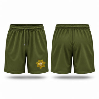 Athletic Shorts With Pockets, Hawaii State Sheriff, Police, Teamtime, Team time, sublimation, custom sports apparel, team uniforms, spirit wear, spiritwear, sports uniforms, custom shirts, team store, custom team store, fundraiser sports, apparel fundraiser