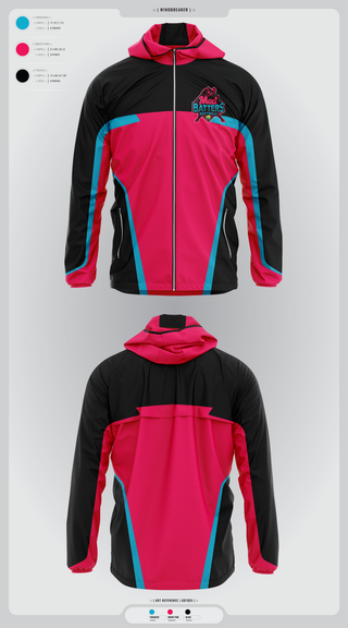 Windbreaker, MadBatters Softball, Softball, Teamtime, Team time, sublimation, custom sports apparel, team uniforms, spirit wear, spiritwear, sports uniforms, custom shirts, team store, custom team store, fundraiser sports, apparel fundraiser