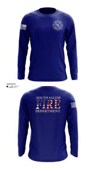 Long Sleeve Performance Shirt, South Salem fire department, Fire Department, Teamtime, Team time, sublimation, custom sports apparel, team uniforms, spirit wear, spiritwear, sports uniforms, custom shirts, team store, custom team store, fundraiser sports, apparel fundraiser
