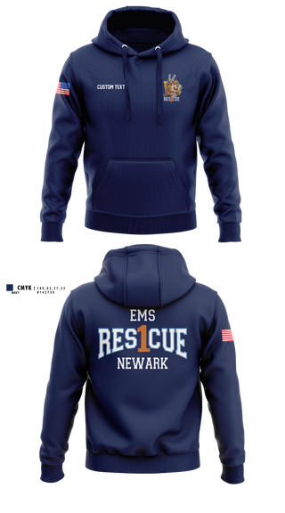 Hoodie, University Hospital EMS Rescue, EMS/EMT, Teamtime, Team time, sublimation, custom sports apparel, team uniforms, spirit wear, spiritwear, sports uniforms, custom shirts, team store, custom team store, fundraiser sports, apparel fundraiser