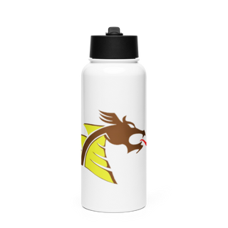 Belle Plaine High School 53594491 Stainless Steel Water Bottle with a Straw Lid