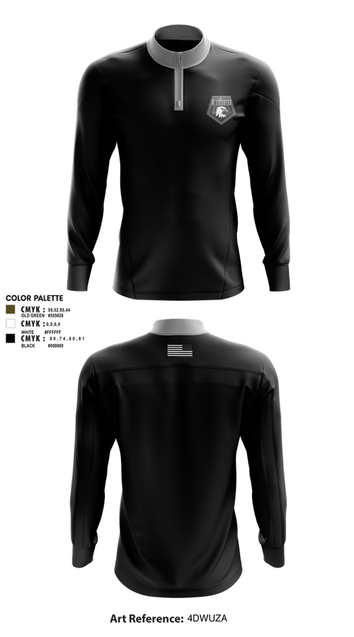 Quarter Zip Jacket, PM C2 Transport, Army, Teamtime, Team time, sublimation, custom sports apparel, team uniforms, spirit wear, spiritwear, sports uniforms, custom shirts, team store, custom team store, fundraiser sports, apparel fundraiser