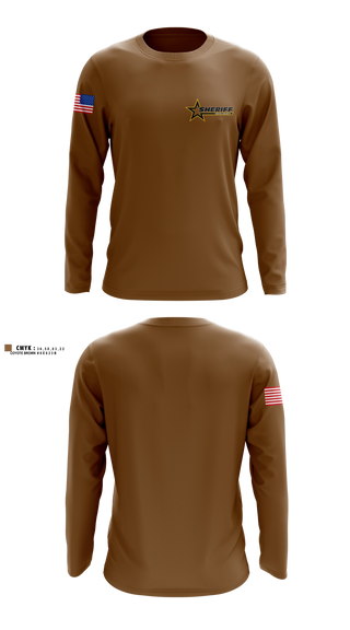 Long Sleeve Performance Shirt, Pepin County Sheriff's Office, Police, Teamtime, Team time, sublimation, custom sports apparel, team uniforms, spirit wear, spiritwear, sports uniforms, custom shirts, team store, custom team store, fundraiser sports, apparel fundraiser