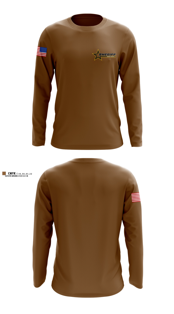 Long Sleeve Performance Shirt, Pepin County Sheriff's Office, Police, Teamtime, Team time, sublimation, custom sports apparel, team uniforms, spirit wear, spiritwear, sports uniforms, custom shirts, team store, custom team store, fundraiser sports, apparel fundraiser