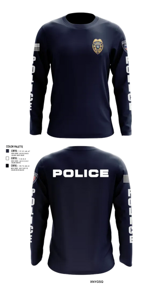 Long Sleeve Performance Shirt, Davenport Police Department, Police, Teamtime, Team time, sublimation, custom sports apparel, team uniforms, spirit wear, spiritwear, sports uniforms, custom shirts, team store, custom team store, fundraiser sports, apparel fundraiser