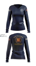 RUNYAN ACRES FIRE DEPARTMENT 34134469 Women's Long Sleeve V-neck Shirt - 21
