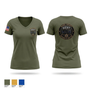 Womens Short Sleeve Vneck Shirt, VCSO SERT, Police, Teamtime, Team time, sublimation, custom sports apparel, team uniforms, spirit wear, spiritwear, sports uniforms, custom shirts, team store, custom team store, fundraiser sports, apparel fundraiser