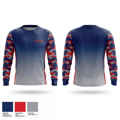 Avengers 6549397 Long Sleeve Performance Shirt 1