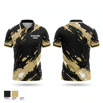 Crossville Lions Short Sleeve Performance Polo - 1