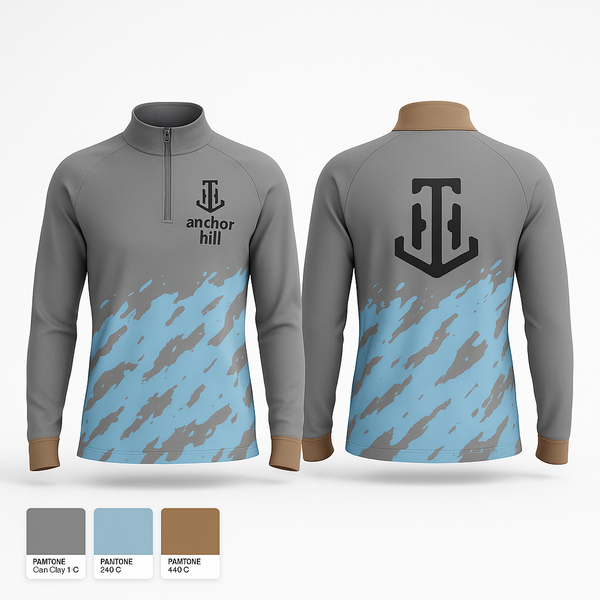 Quarter Zip Jacket, anchor hill, Baseball, Teamtime, Team time, sublimation, custom sports apparel, team uniforms, spirit wear, spiritwear, sports uniforms, custom shirts, team store, custom team store, fundraiser sports, apparel fundraiser