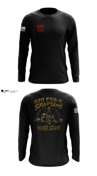 Long Sleeve Performance Shirt, 62D Bravo, Army, Teamtime, Team time, sublimation, custom sports apparel, team uniforms, spirit wear, spiritwear, sports uniforms, custom shirts, team store, custom team store, fundraiser sports, apparel fundraiser