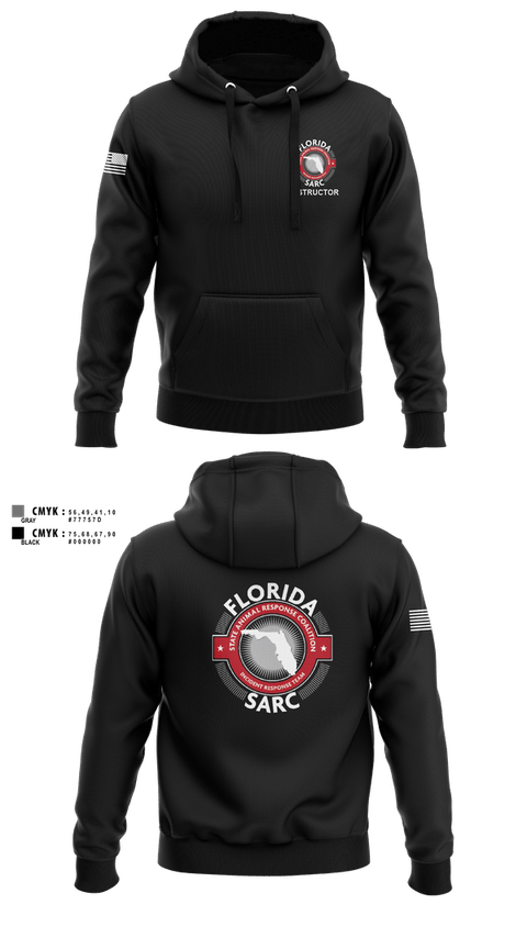 Hoodie, Florida State Animal Response Coalition, , Teamtime, Team time, sublimation, custom sports apparel, team uniforms, spirit wear, spiritwear, sports uniforms, custom shirts, team store, custom team store, fundraiser sports, apparel fundraiser