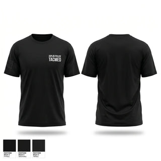 Old School Cotton Feel Shirt, Joplin Police TACMED, EMS/EMT, Teamtime, Team time, sublimation, custom sports apparel, team uniforms, spirit wear, spiritwear, sports uniforms, custom shirts, team store, custom team store, fundraiser sports, apparel fundraiser
