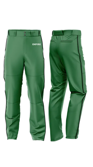 Baseball Pants, Empire, Baseball, Teamtime, Team time, sublimation, custom sports apparel, team uniforms, spirit wear, spiritwear, sports uniforms, custom shirts, team store, custom team store, fundraiser sports, apparel fundraiser