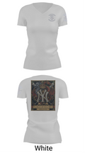 New York Yankees 78094179 Women's Short Sleeve V-neck Shirt - 19