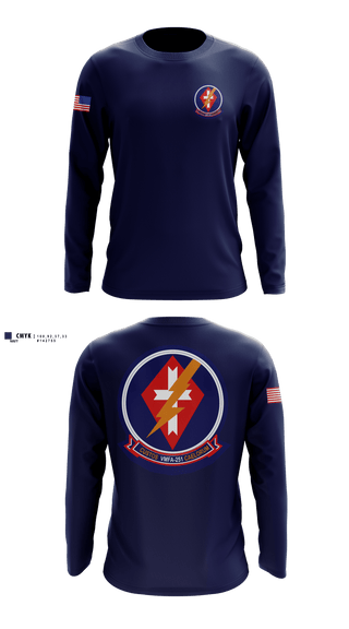 Long Sleeve Performance Shirt, VMFA-251 Spouses, Marines, Teamtime, Team time, sublimation, custom sports apparel, team uniforms, spirit wear, spiritwear, sports uniforms, custom shirts, team store, custom team store, fundraiser sports, apparel fundraiser