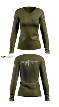 Tactical Miami Training 305 93040527 Women's Long Sleeve V-neck Shirt - 2