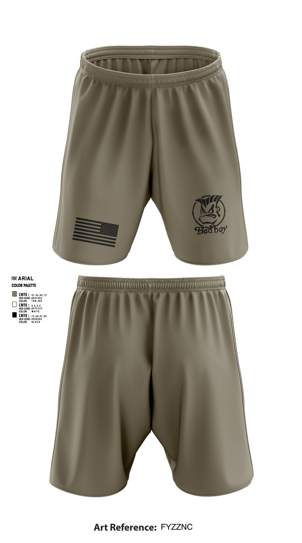 Athletic Shorts With Pockets, 3rd PLT Bad Boys, Army, Teamtime, Team time, sublimation, custom sports apparel, team uniforms, spirit wear, spiritwear, sports uniforms, custom shirts, team store, custom team store, fundraiser sports, apparel fundraiser