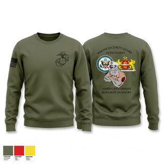 Crew Neck Sweatshirt, MCESG Region 8 Detachment budapest, Marines, Teamtime, Team time, sublimation, custom sports apparel, team uniforms, spirit wear, spiritwear, sports uniforms, custom shirts, team store, custom team store, fundraiser sports, apparel fundraiser