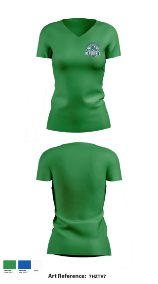 Womens Short Sleeve Vneck Shirt, Emerald High Swim Aeroaunts, Swimming, Teamtime, Team time, sublimation, custom sports apparel, team uniforms, spirit wear, spiritwear, sports uniforms, custom shirts, team store, custom team store, fundraiser sports, apparel fundraiser