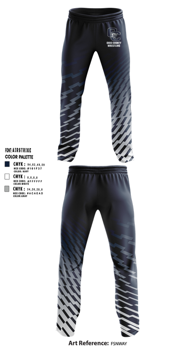 Ohio county 95337841 Sweatpants - 1