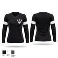 Barbarians Hawaii 57662281 Women's Long Sleeve V-neck Shirt - 2