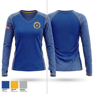 Womens Long Sleeve Vneck Shirt, New York State taxation and finance criminal investigations division, Police, Teamtime, Team time, sublimation, custom sports apparel, team uniforms, spirit wear, spiritwear, sports uniforms, custom shirts, team store, custom team store, fundraiser sports, apparel fundraiser