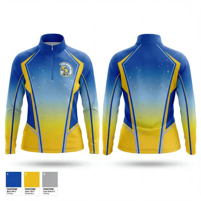 Highland High School Softball 62459258 Quarter Zip Jacket - 1