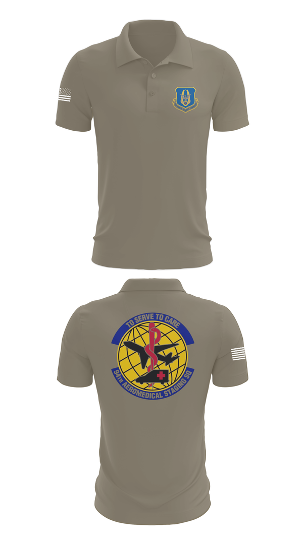 Short Sleeve Performance Polo, 94ASTS, Air Force, Teamtime, Team time, sublimation, custom sports apparel, team uniforms, spirit wear, spiritwear, sports uniforms, custom shirts, team store, custom team store, fundraiser sports, apparel fundraiser