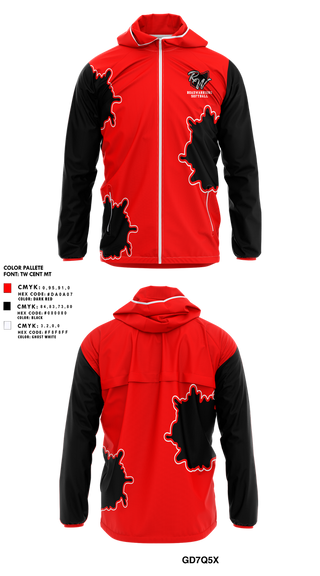 Windbreaker, Roadwarriors, Softball, Teamtime, Team time, sublimation, custom sports apparel, team uniforms, spirit wear, spiritwear, sports uniforms, custom shirts, team store, custom team store, fundraiser sports, apparel fundraiser