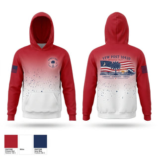 Hoodie, VFW post 10420, , Teamtime, Team time, sublimation, custom sports apparel, team uniforms, spirit wear, spiritwear, sports uniforms, custom shirts, team store, custom team store, fundraiser sports, apparel fundraiser