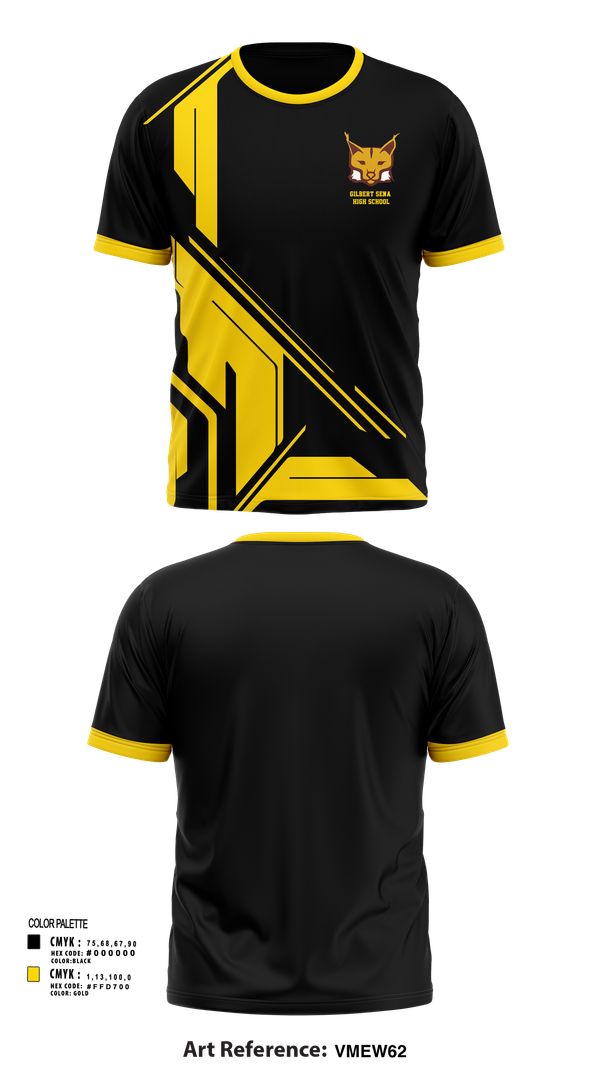 Short Sleeve Performance Shirt, Gilbert Sena High School, Spirit Store, Teamtime, Team time, sublimation, custom sports apparel, team uniforms, spirit wear, spiritwear, sports uniforms, custom shirts, team store, custom team store, fundraiser sports, apparel fundraiser