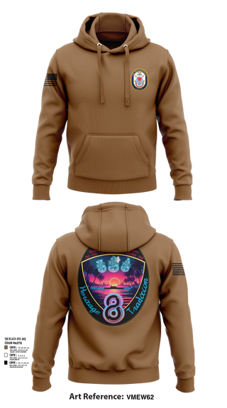 Hoodie, USS Bougainville CPO, , Teamtime, Team time, sublimation, custom sports apparel, team uniforms, spirit wear, spiritwear, sports uniforms, custom shirts, team store, custom team store, fundraiser sports, apparel fundraiser