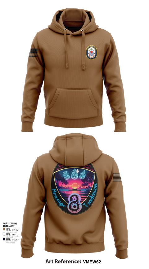 Hoodie, USS Bougainville CPO, , Teamtime, Team time, sublimation, custom sports apparel, team uniforms, spirit wear, spiritwear, sports uniforms, custom shirts, team store, custom team store, fundraiser sports, apparel fundraiser