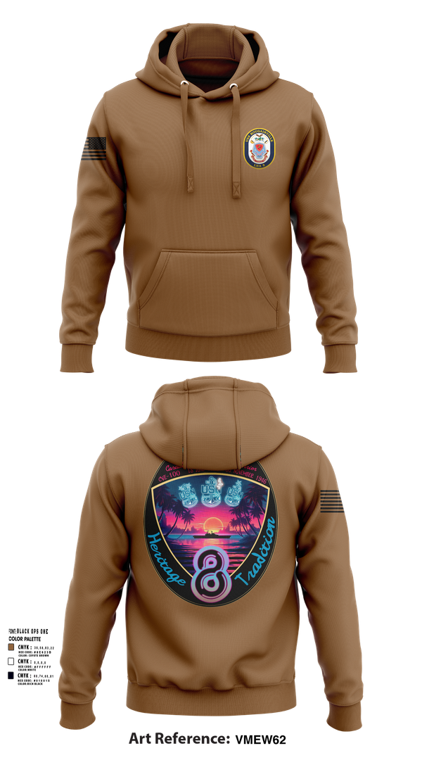 Hoodie, USS Bougainville CPO, , Teamtime, Team time, sublimation, custom sports apparel, team uniforms, spirit wear, spiritwear, sports uniforms, custom shirts, team store, custom team store, fundraiser sports, apparel fundraiser