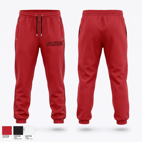 Sweatpants, Quakers, Softball, Teamtime, Team time, sublimation, custom sports apparel, team uniforms, spirit wear, spiritwear, sports uniforms, custom shirts, team store, custom team store, fundraiser sports, apparel fundraiser