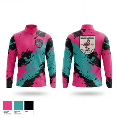 NOCO Flamingos 31036267 Quarter Zip Jacket - 1