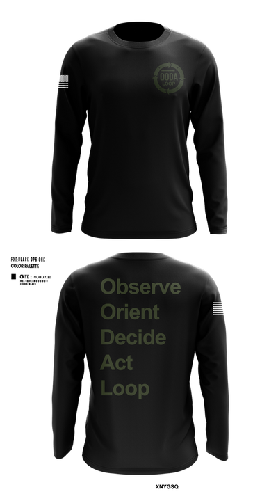 OODA LOOP Long Sleeve Performance Shirt 1