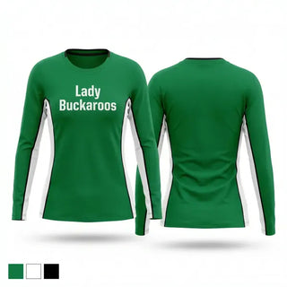 Long Sleeve Performance Shirt, Lady Buckaroos, Softball, Teamtime, Team time, sublimation, custom sports apparel, team uniforms, spirit wear, spiritwear, sports uniforms, custom shirts, team store, custom team store, fundraiser sports, apparel fundraiser