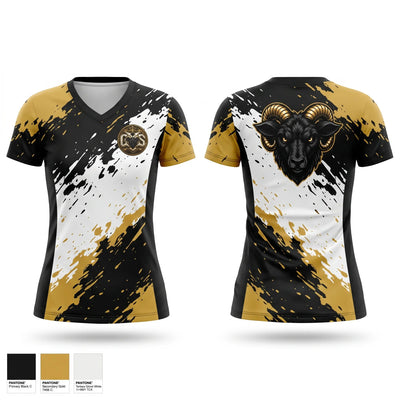 Get you sum Women's Short Sleeve V-neck Shirt - 1