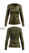 St. Joseph County Police Department 17172359 Women's Long Sleeve V-neck Shirt - 70