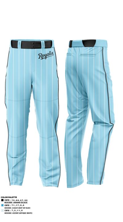 Royals 40566820 Baseball Pants - 2