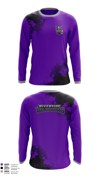 Long Sleeve Performance Shirt, Warriors, , Teamtime, Team time, sublimation, custom sports apparel, team uniforms, spirit wear, spiritwear, sports uniforms, custom shirts, team store, custom team store, fundraiser sports, apparel fundraiser