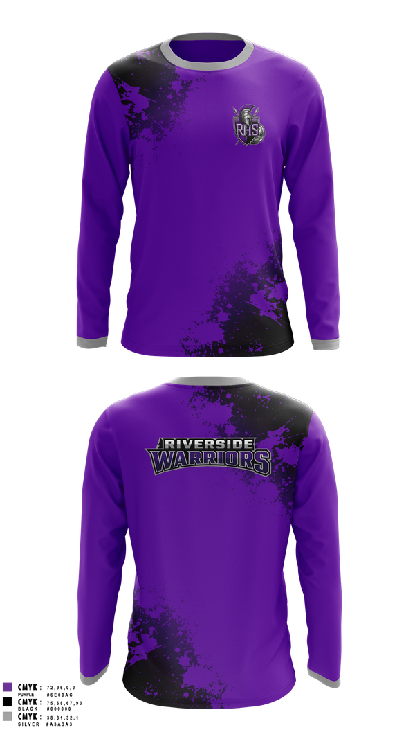 Long Sleeve Performance Shirt, Warriors, , Teamtime, Team time, sublimation, custom sports apparel, team uniforms, spirit wear, spiritwear, sports uniforms, custom shirts, team store, custom team store, fundraiser sports, apparel fundraiser